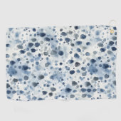 Rainy Day Blue Golfhandtuch (Horizontal)