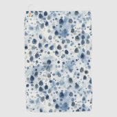 Rainy Day Blue Golfhandtuch (Vorderseite)
