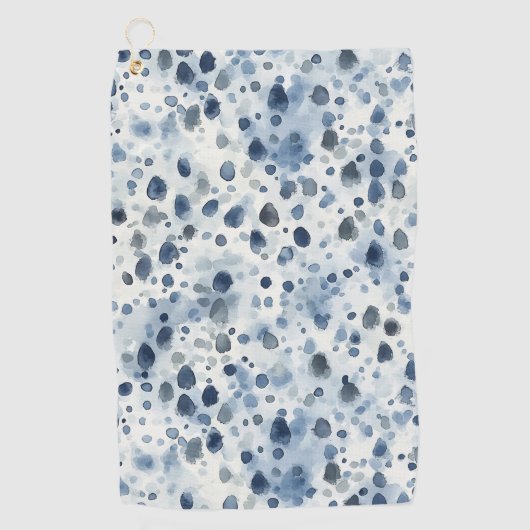 Rainy Day Blue Golfhandtuch (Vorderseite)