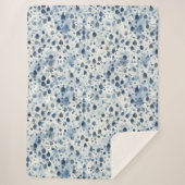 Rainy Day Blue Sherpadecke (Vorderseite)