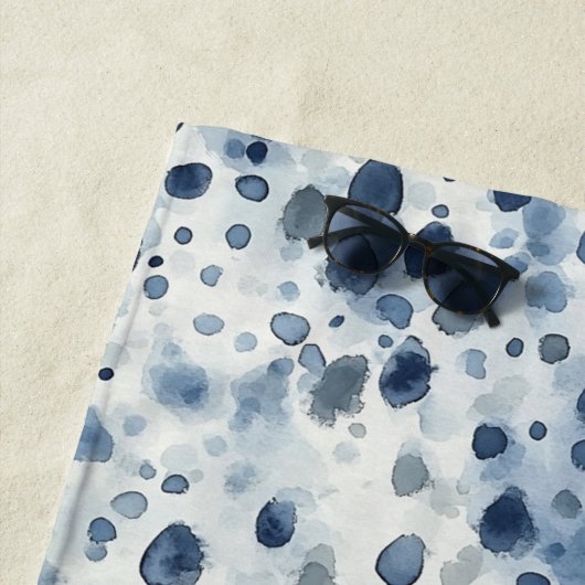 Rainy Day Blue Strandtuch (Beispiel)