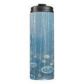 Rainy Day Blue Thermosbecher (Vorderseite)