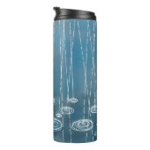 Rainy Day Blue Thermosbecher (Nach rechts gedreht)