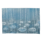 Rainy Day Blue Weather Kissenbezug (Vorderseite-Links)