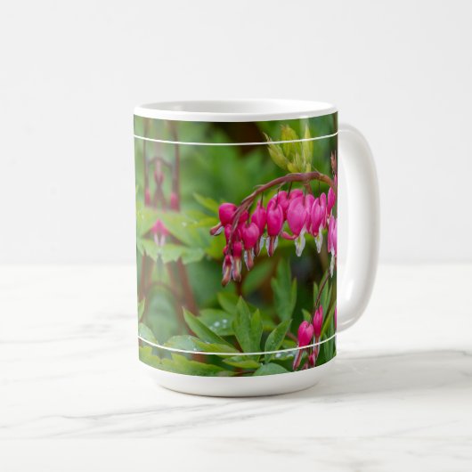 Rainy Day Blutungen Herz Kaffeetasse (VorderseiteRechts)