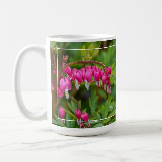 Rainy Day Blutungen Herz Kaffeetasse (Links)