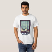 Rainy Day Book Lover Comfort T - Shirt (Vorne ganz)
