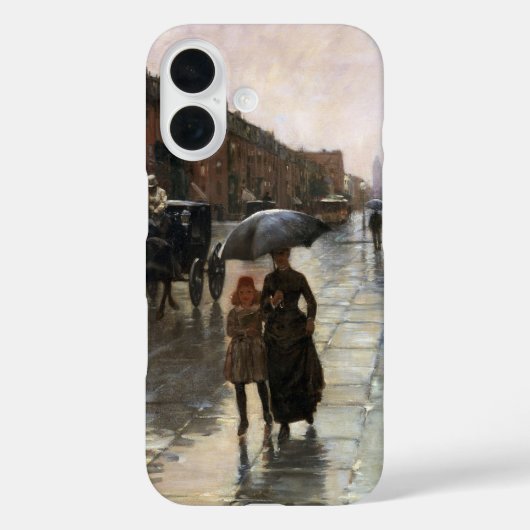 Rainy Day, Boston, Frederick Childe Hassam Case-Mate iPhone Hülle (Rückseite)
