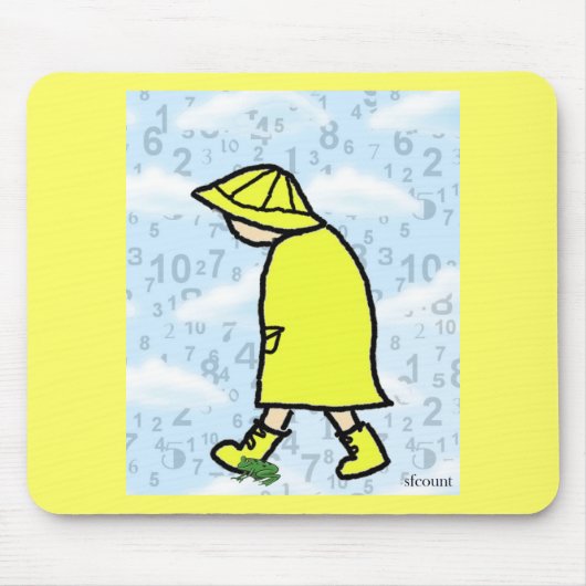 Rainy Day Boy Mousepad (Vorne)