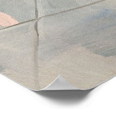 Rainy Day Button-Up Girl Poster (Ecke)