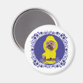 Rainy Day Cairn Terrier Magnet (Vorderseite/Rückseite)
