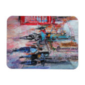 Rainy Day Carnaby Street Magnet (Horizontal)