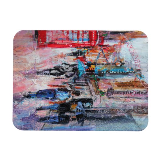 Rainy Day Carnaby Street Magnet (Horizontal)