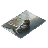 Rainy Day Cat Spiral Notebook Notizblock (Linke Seite)
