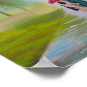 RAINY DAY COUPLE UMBRELLA-MALETTE POSTER (Ecke)