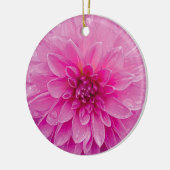 Rainy Day Dahlia schließt Keramik Ornament (Links)
