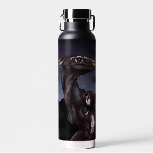 Rainy Day Dinosaur Trinkflasche (Vorne)