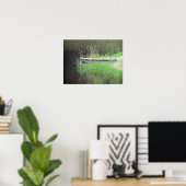 Rainy Day Dock Poster (Heimbüro)