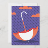 Rainy Day Einladung (Rückseite)