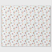 Rainy Day Friends: Cat Dog Vintag Geschenkpapier (Flach)