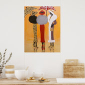 RAINY DAY FRIENDS POSTER (Küche)