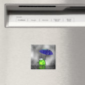 Rainy Day Frog Magnet (In Situ (Geschirrspüler))