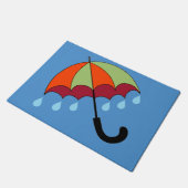 Rainy Day Fußmatte (Schrägansicht)