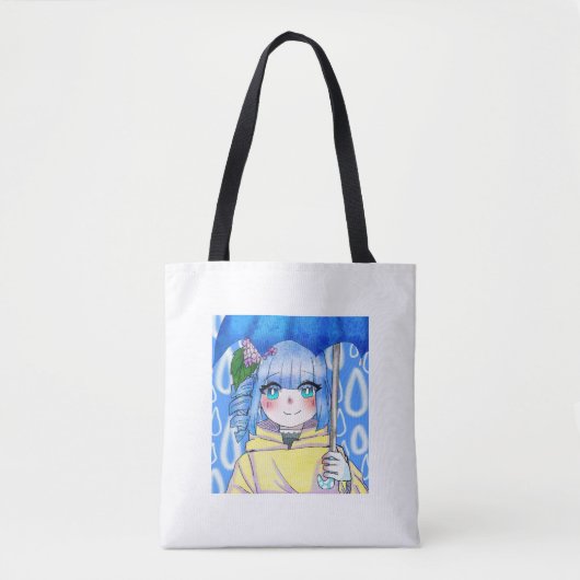 Rainy Day Girl von Lilia Tasche (Vorderseite)