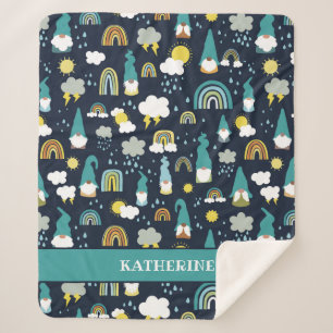 Rainy Day Gnomes Rainbow Kids Sherpadecke