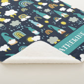 Rainy Day Gnomes Rainbow Kids Sherpadecke (3/4)