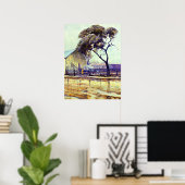 Rainy Day in Bandera von Julian Onderdonk Poster (Heimbüro)