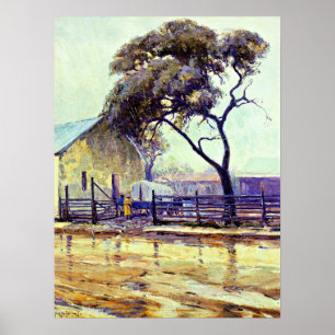 Rainy Day in Bandera von Julian Onderdonk Poster