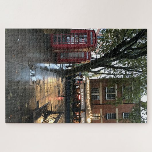 Rainy Day in Clerkenwell, London, Großbritannien Puzzle (Horizontal)