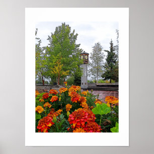 Rainy Day in Downtown Fairbanks, Alaska Fotografie Poster