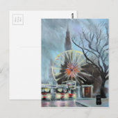 Rainy Day in Edinburgh Postkarte (Vorne/Hinten)