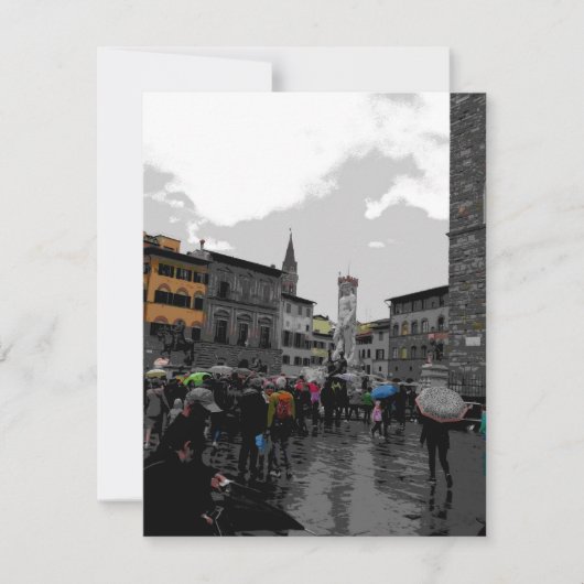 Rainy Day in Florenz Italien Landschaftsfotografie (Vorderseite)