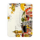 Rainy Day in London Magnet (Vertikal)