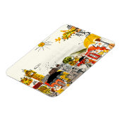 Rainy Day in London Magnet (Linke Seite)