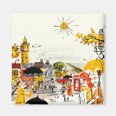 Rainy Day in London Magnet (Vorne)