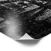 Rainy Day in Paris in Schwarzweiß Fotodruck (Ecke)