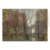 Rainy Day, Madison Square, New York, Paul Cornoyer (Vorderseite (Horizontal))