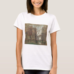 Rainy Day, Madison Square, New York, Paul Cornoyer T-Shirt