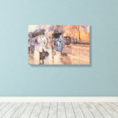 Rainy Day on Fifth Avenue (New York City) Leinwanddruck (Insitu (Holzboden))