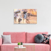 Rainy Day on Fifth Avenue (New York City) Leinwanddruck (Insitu (Wohnzimmer))