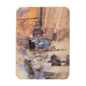 Rainy Day on Fifth Avenue (New York City) Magnet (Vertikal)