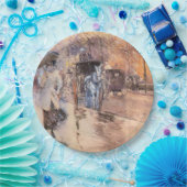 Rainy Day on Fifth Avenue (New York City) Pappteller (Party)