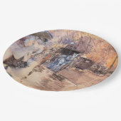 Rainy Day on Fifth Avenue (New York City) Pappteller (Schrägansicht)