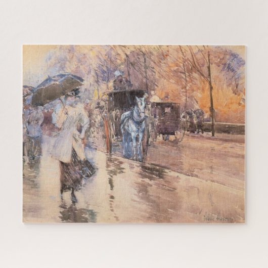 Rainy Day on Fifth Avenue (New York City) Puzzle (Horizontal)
