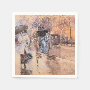 Rainy Day on Fifth Avenue (New York City) Serviette