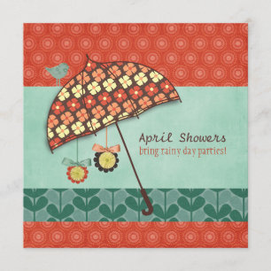 Rainy Day Party Einladungen